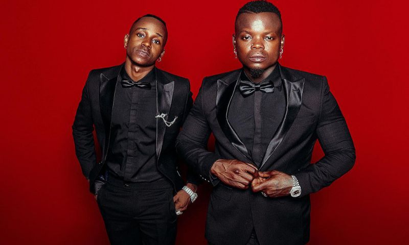 Tanzanian stars Ibraah and his boss Harmonize
